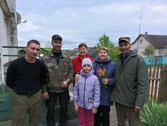 Поздравительная акция "Счастлива семья в доброте душевной"